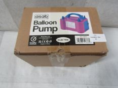 Asab - Electric Balloon Pump - Boxed.