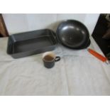 3-Mixed Item Lot Containing : 1x Mug - Good Condition. 1x Ken Hom Wok With Lid - Good Condition.