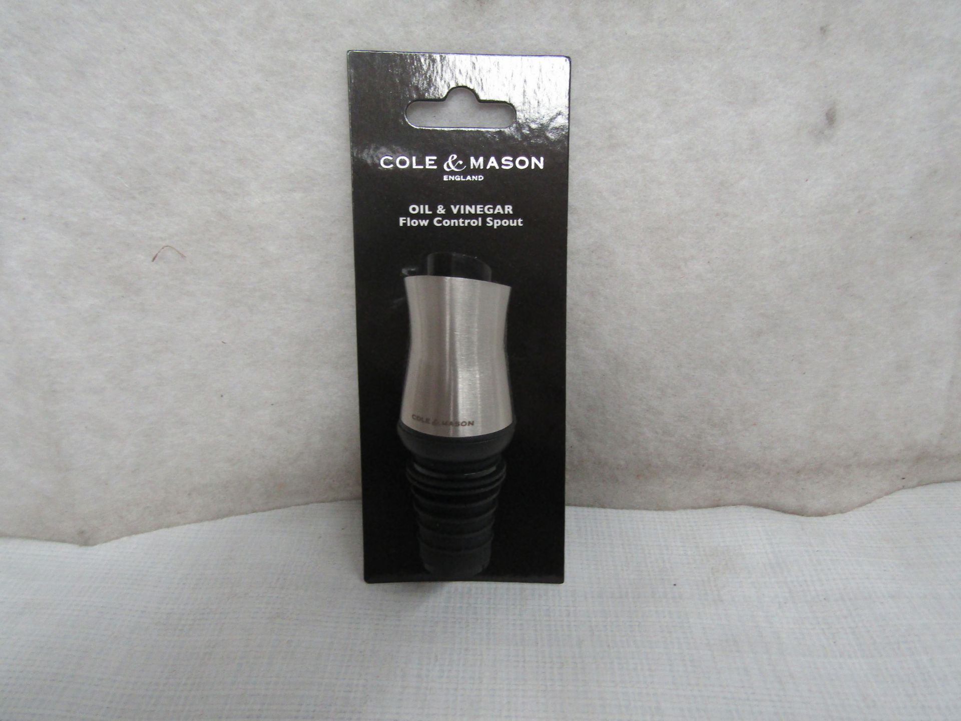 5X Cole & Mason - Flow Control Oil & Vinegar Spout - New & Boxed.