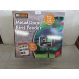 MyGarden - Metal Dome Bird Feeder 130x34cm Approx - Boxed.