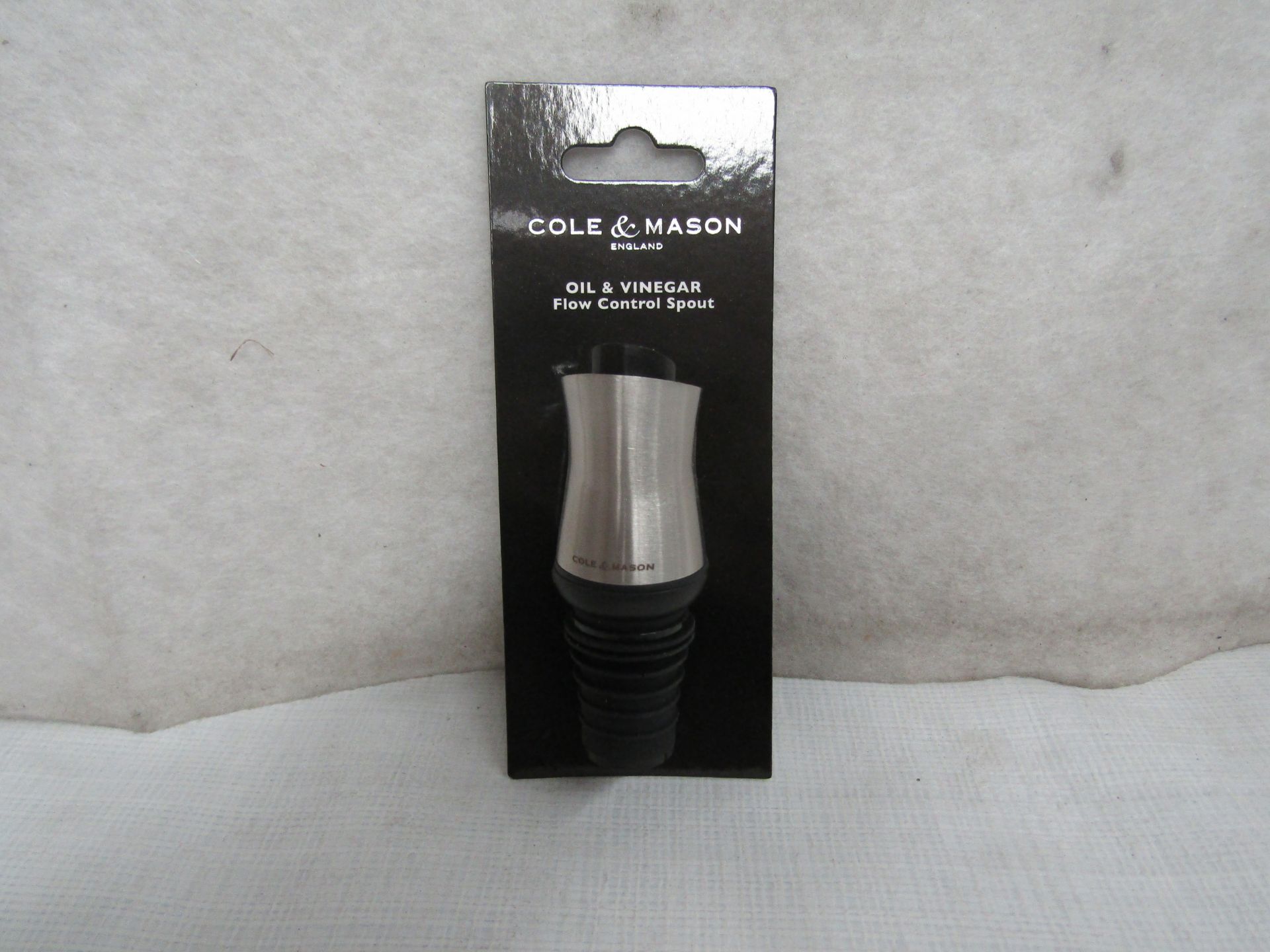 5X Cole & Mason - Flow Control Oil & Vinegar Spout - New & Boxed.