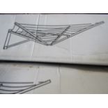 Asab - 5-Arm Wall Mounted Clothes Airer - Unchecked & Boxed.