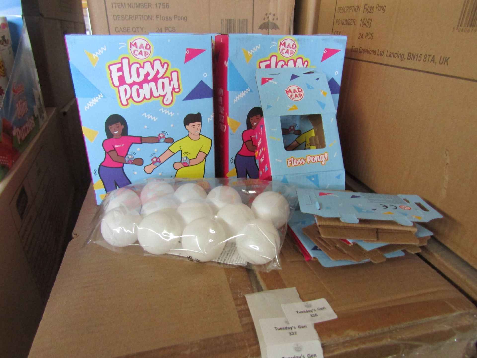 24X Madcap - Floss Pong Game - New & Boxed.