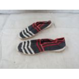 2X TheStripeCompany - Slip-On Espadrilles Shoes - See Image For Design - Size 42 - New.