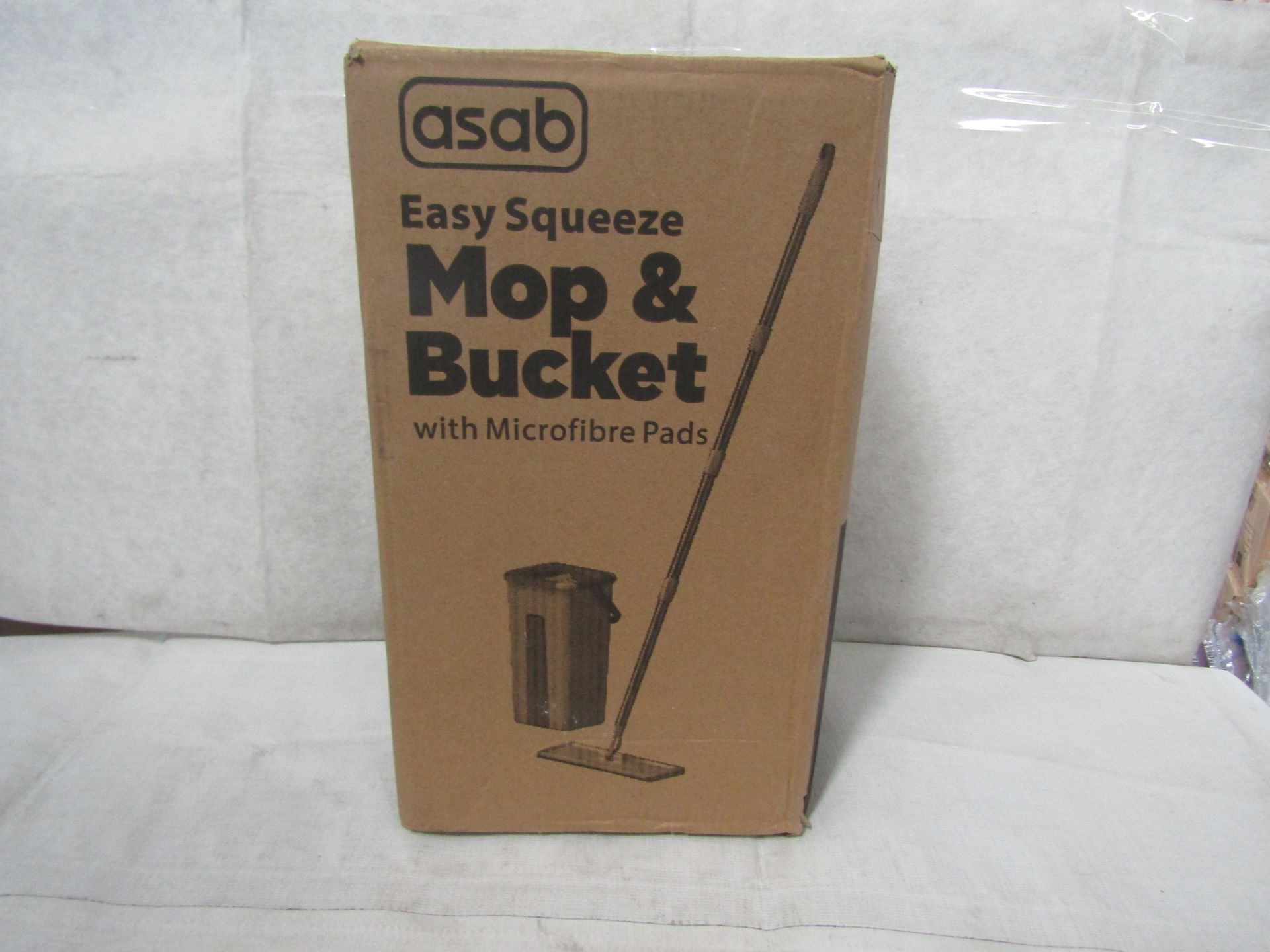 Asab - Easy Squeeze Mop & Bucket - Unchecked & Boxed.
