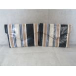 2X TheStripesCompany - PVC Clutch Purse Small - See Image For Design - New & Packaged.
