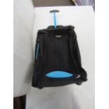 Asab - Black With Blue Trim Travel Trolley - Good Condition.