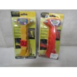 2X Lifetime Cars - Glow In The Dark Emergency Hammer ( 1X RED 1X YELLOW ) - Packaged.