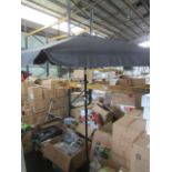 Large Grey Parasol With Tilt Function - Good Condition.