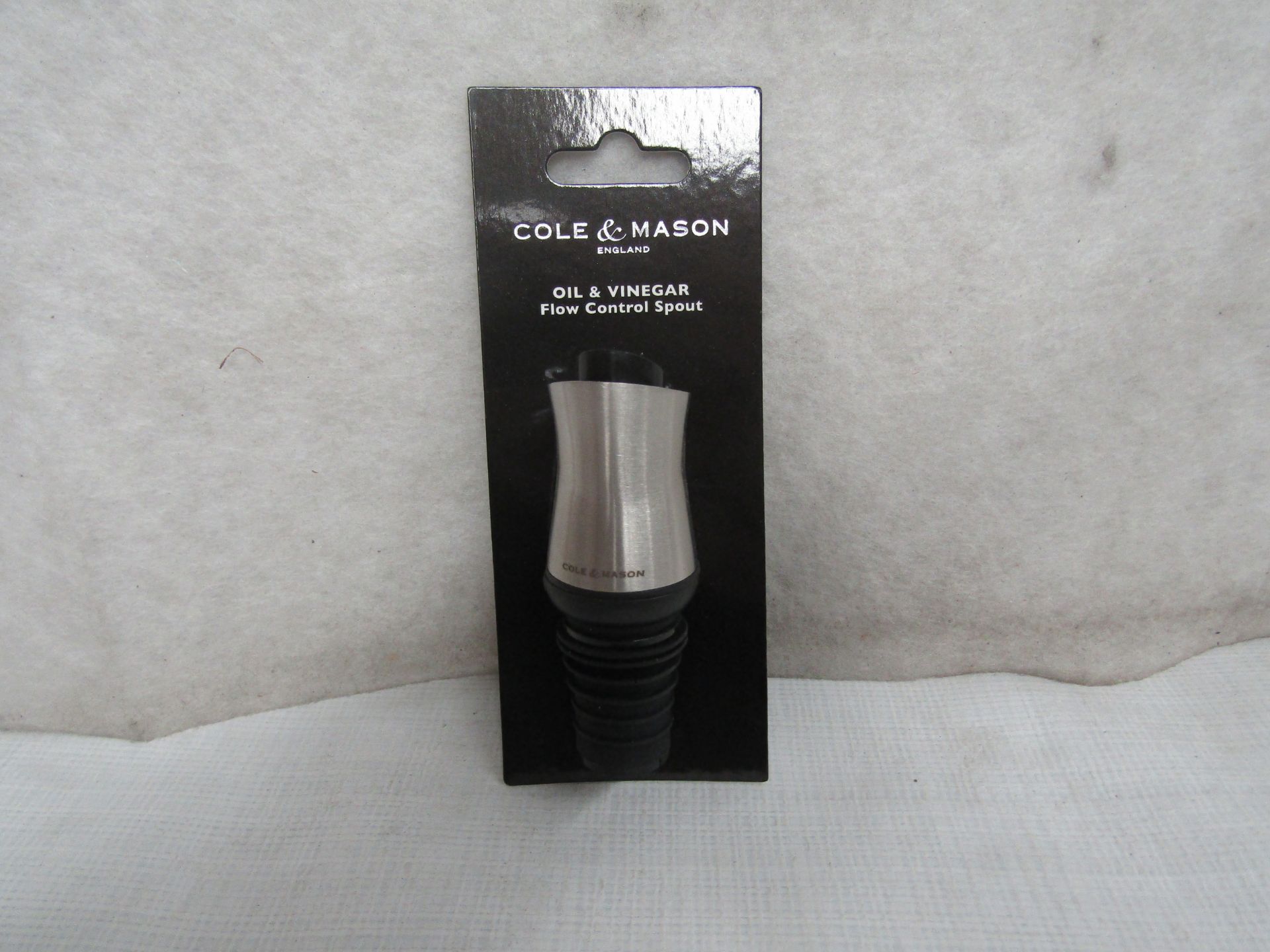 5X Cole & Mason - Flow Control Oil & Vinegar Spout - New & Boxed.