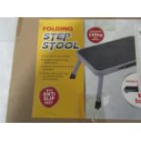 MyDiy - Metal Folding Step Stool - Unchecked & Boxed.