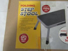 MyDiy - Metal Folding Step Stool - Unchecked & Boxed.