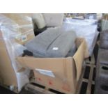 Pallet of 3 SCS grey sofa parts. Unchecked