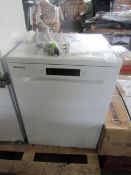 Samsung - White Dishwasher - Powers On, Needs A Clean Inside, Not Tested Any Further. May Contain