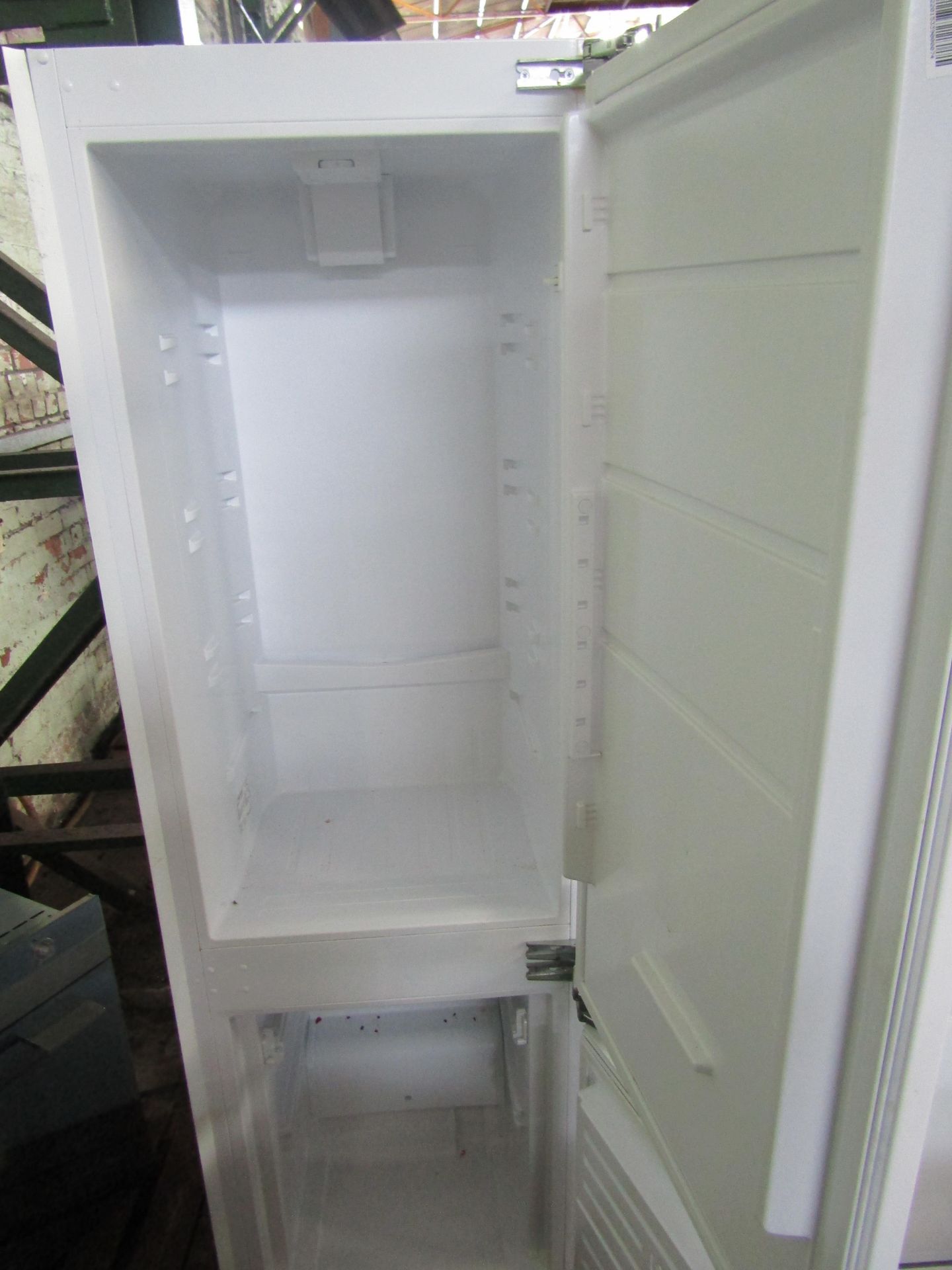 Intergrated Fridge. Powers on but does not get cold. Not shelves or drawers May Contains Dints - Image 2 of 2