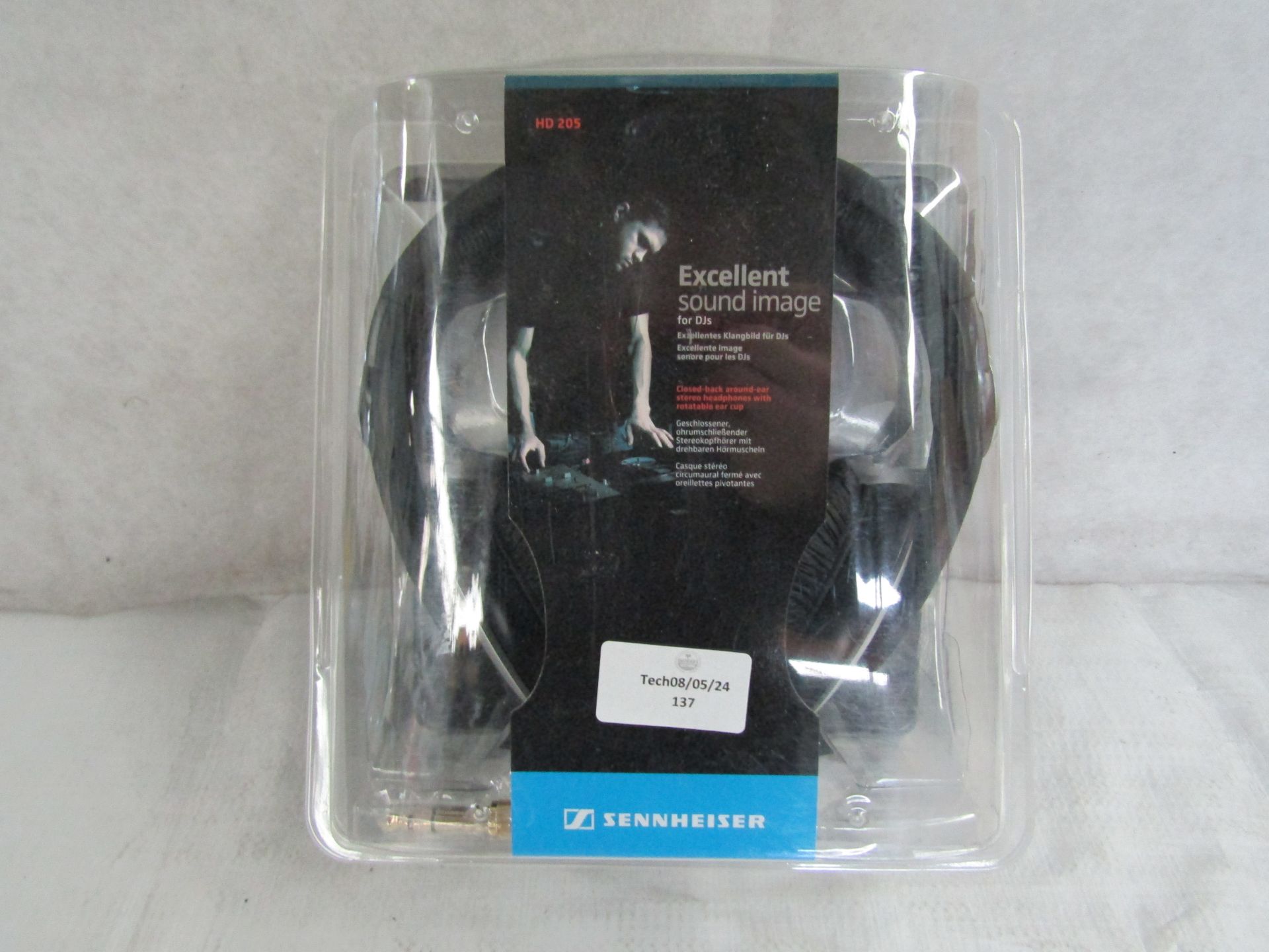 Sennheiser Closed-Back Around-Ear Stereo Headphones With Rotatable Ear Cup For DJS - Unused &