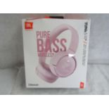 Jbl Pure Bass Wireless Headphones, Unchecked & Boxed. RRP £28