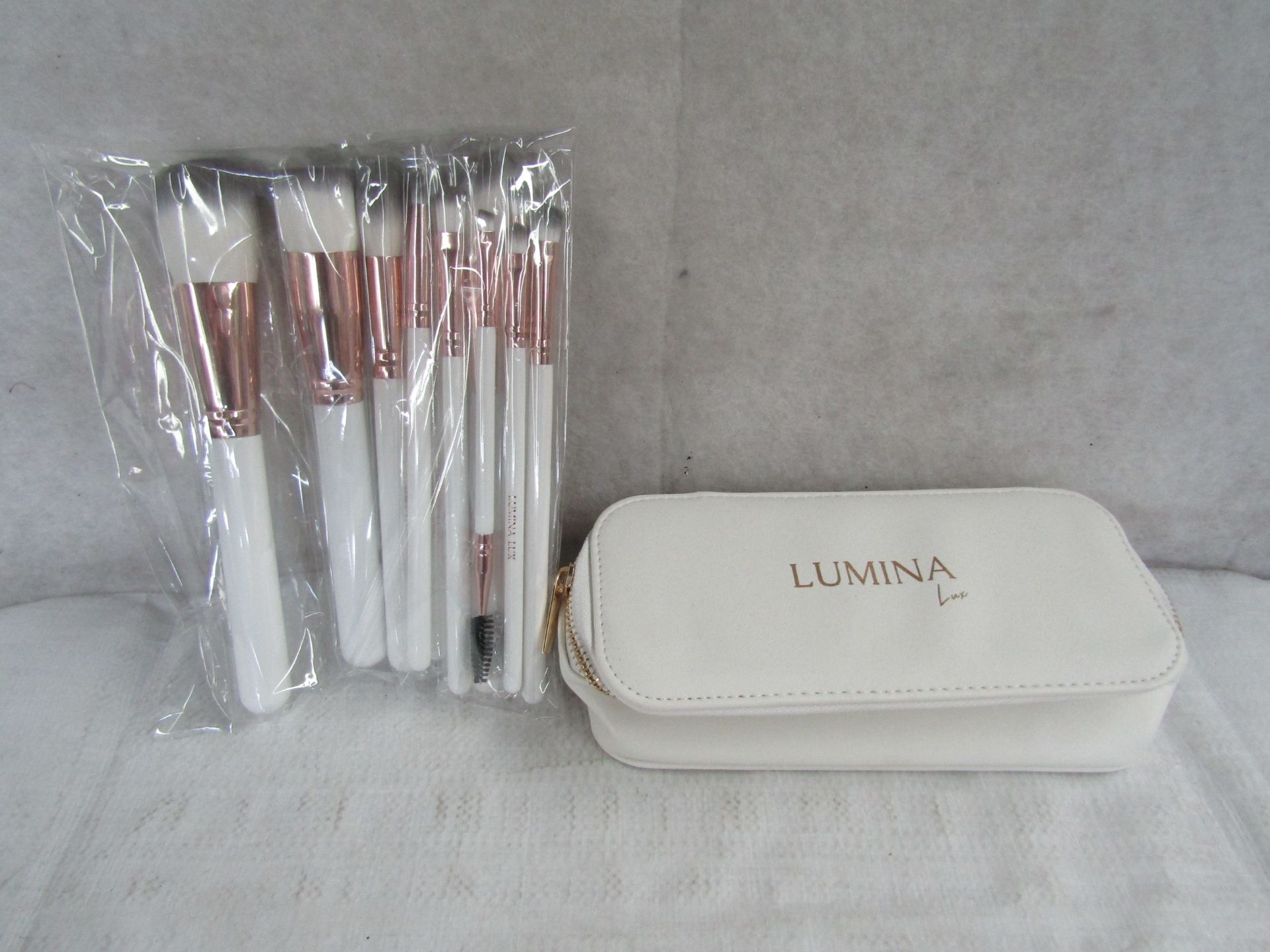 10x Lumina Lux 12 piece Brush set and carry case, new