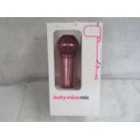 Lucky Voice Karaoke Microphone for Adults & Kids - Pink - Portable Handheld Mic for Karaoke