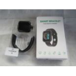 Your Health Steward Smart Wristband Bracelet, Black - Unchecked & Boxed.