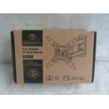 Perlesmith Full Motion TV Wall Mount, Unchecked & Boxed.