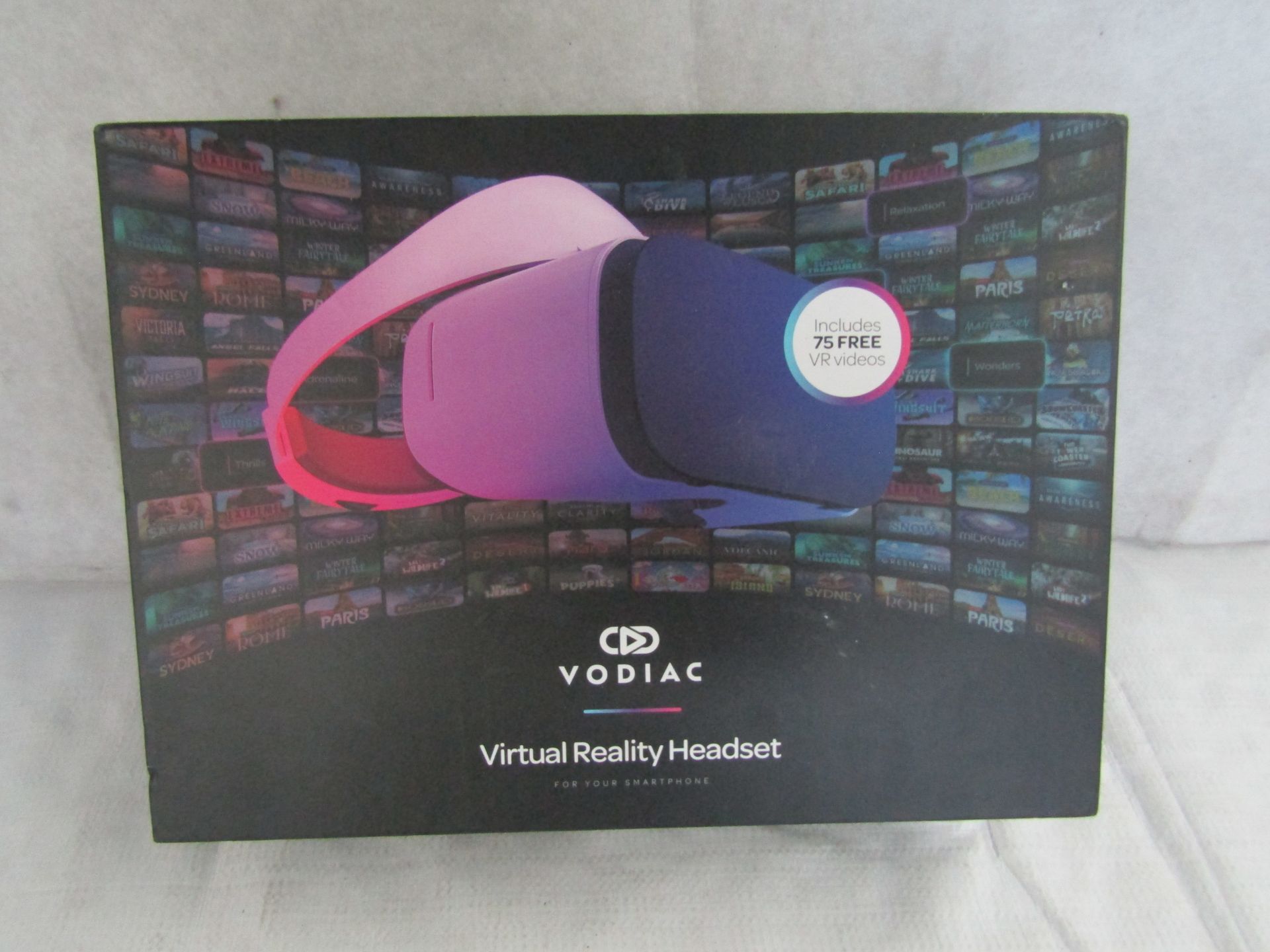 Vodiac VR - Virtual Reality Goggles, 75 Free VR Videos & More via The Vodiac in-App Streaming