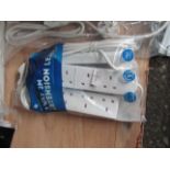 3x Desire Tech 4-Way 2m Extention Leads - All Unchecked & Packaged.