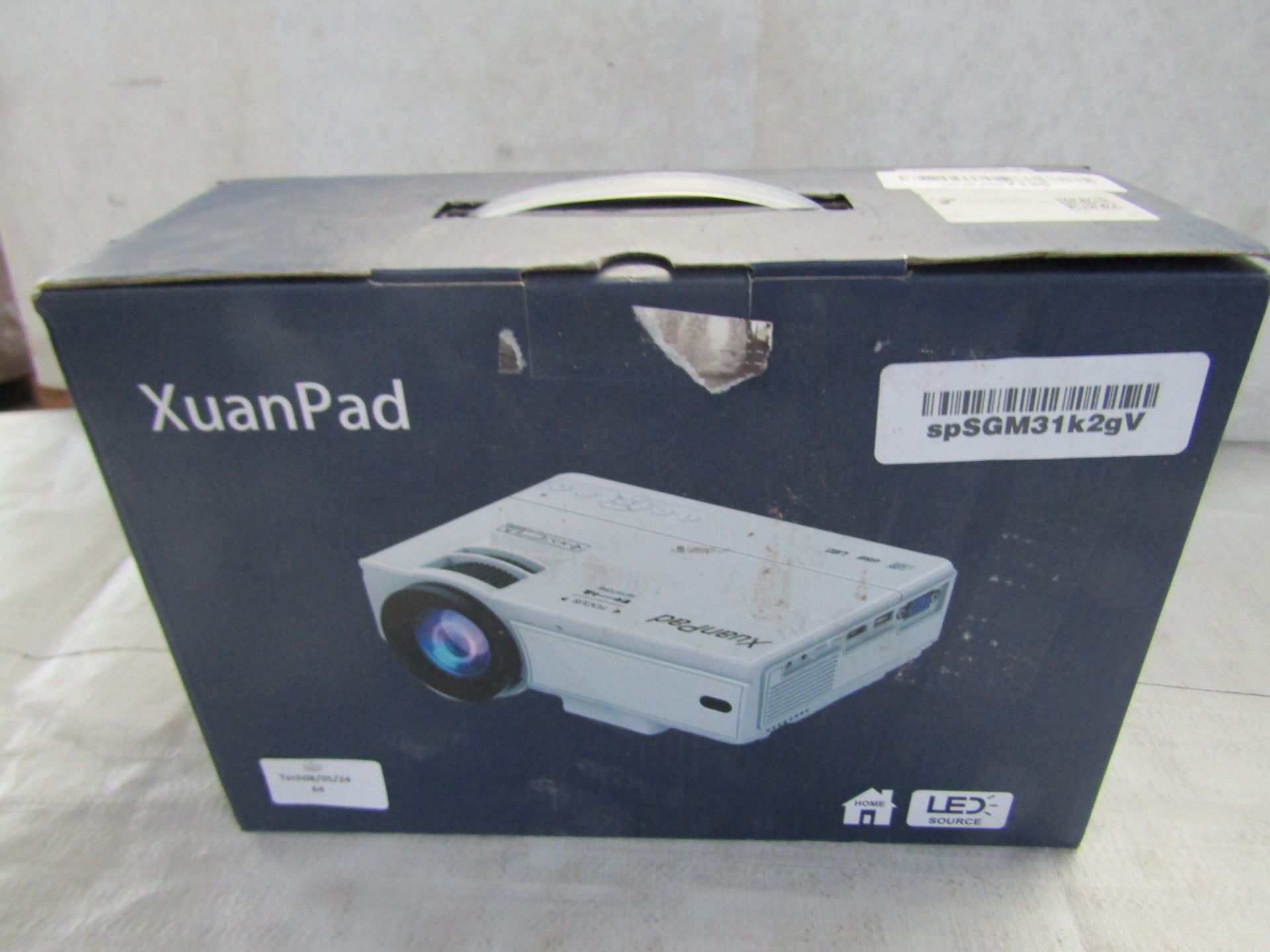 Xuanpad Video Projector, Unchecked & Boxed. RRP £59