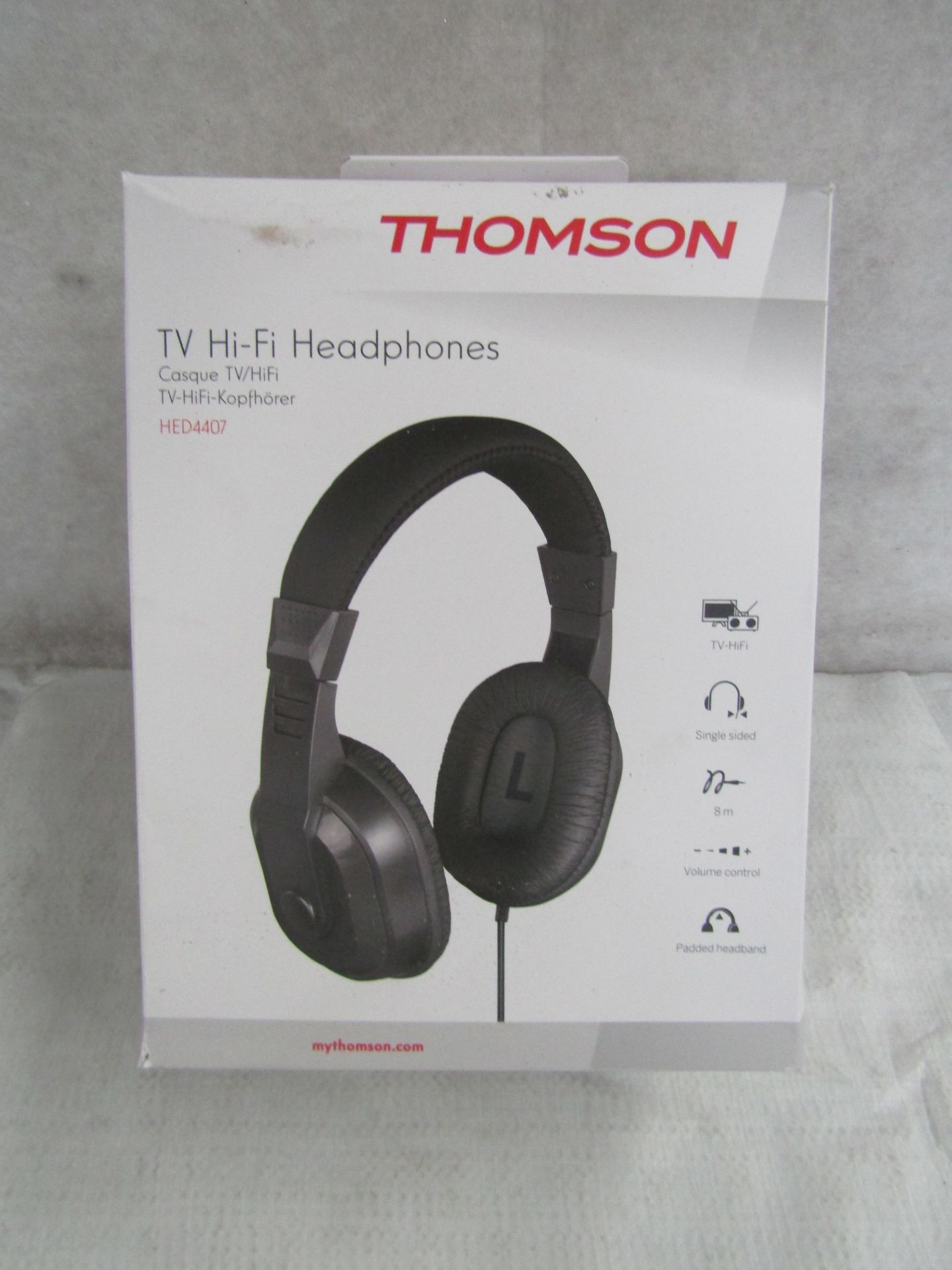 Thomson HI-FI Headphones, Unchecked & Boxed. RRP £16