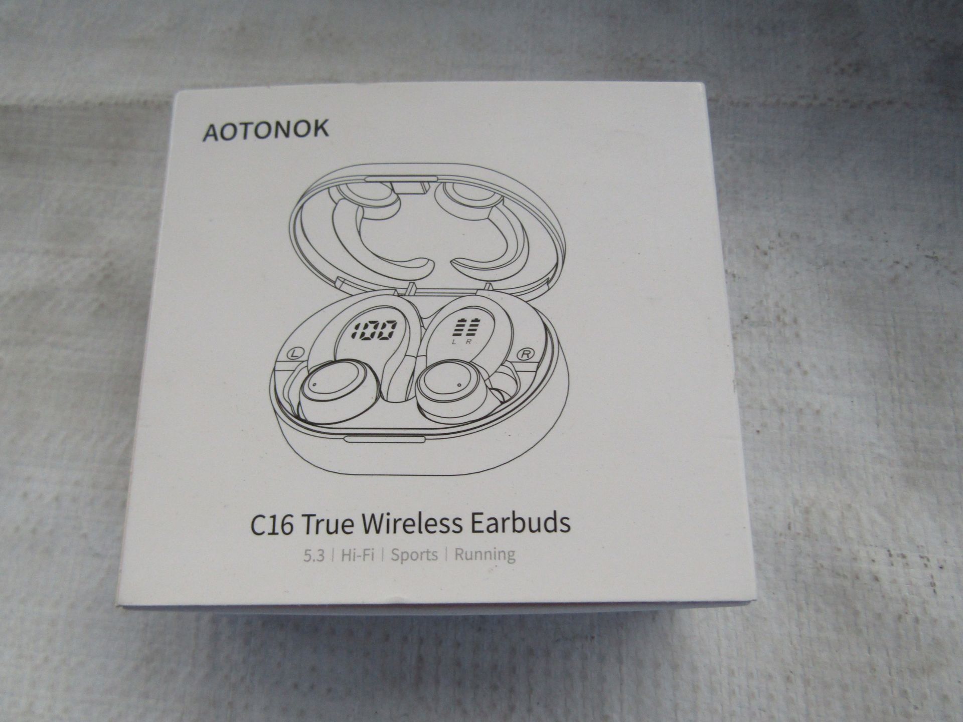 Aotonok C16 True Wireless Earbuds - Unchecked & Boxed - RRP CIRCA £9.99