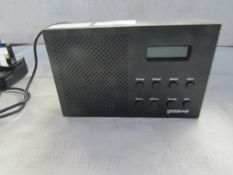 Groove Portable DAB/FM Digital Radio - Unchecked & Unboxed.