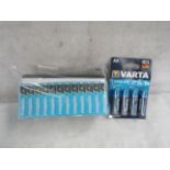 Approx 40x Maplin AA Batteries, Unchecked & Boxed.