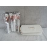 Lumina Lux 12 piece Brush set and carry case, new