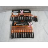 Approx 24x AA Duracell Batteries, Unchecked & Boxed.