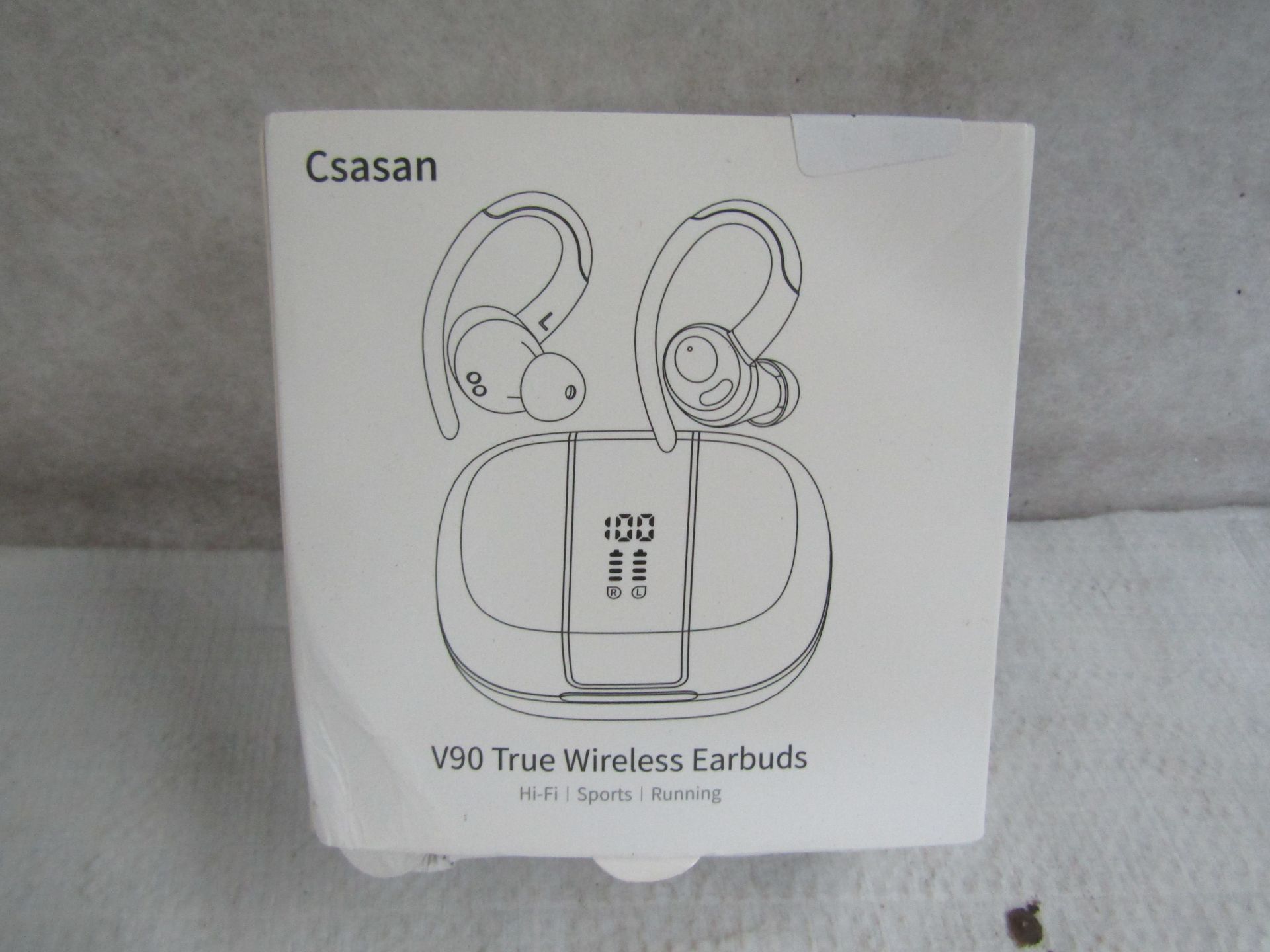 Csasan V90 True Wireless Earbuds - Unchecked & Boxed.