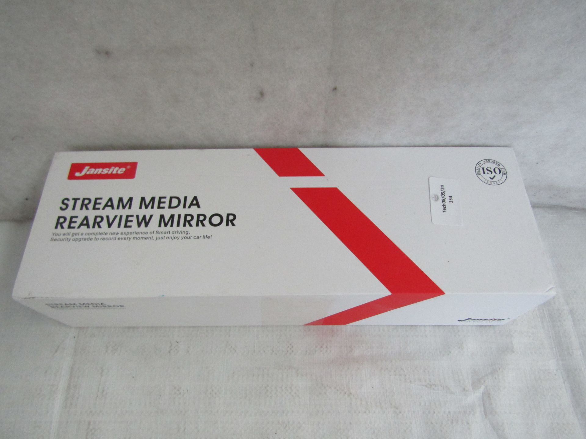 Jansite Stream Media Rearview Mirror - Unchecked & Boxed.