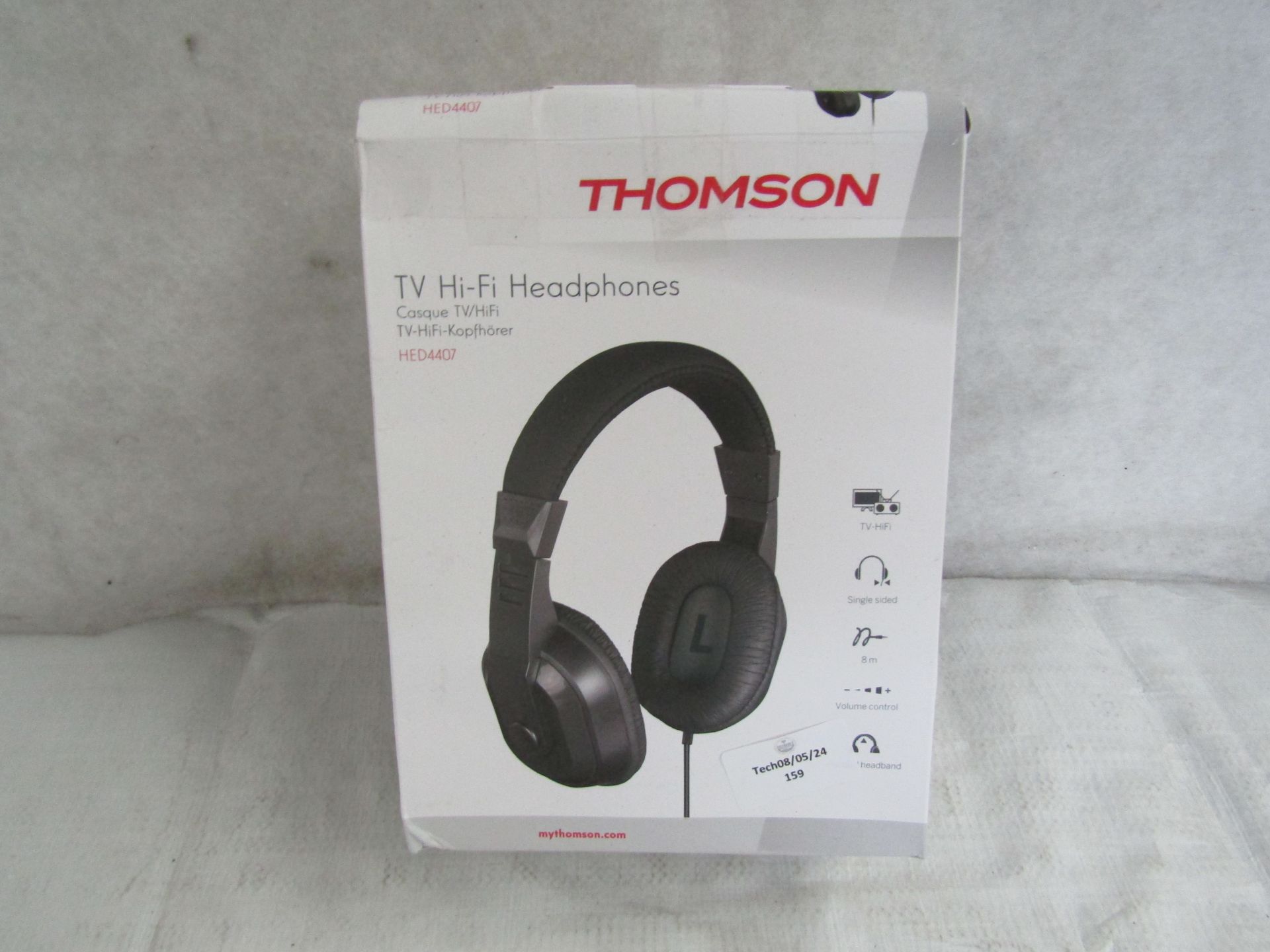 Thomas TV HI-FI Headphones Overhead Headphones - Unchecked & Boxed.