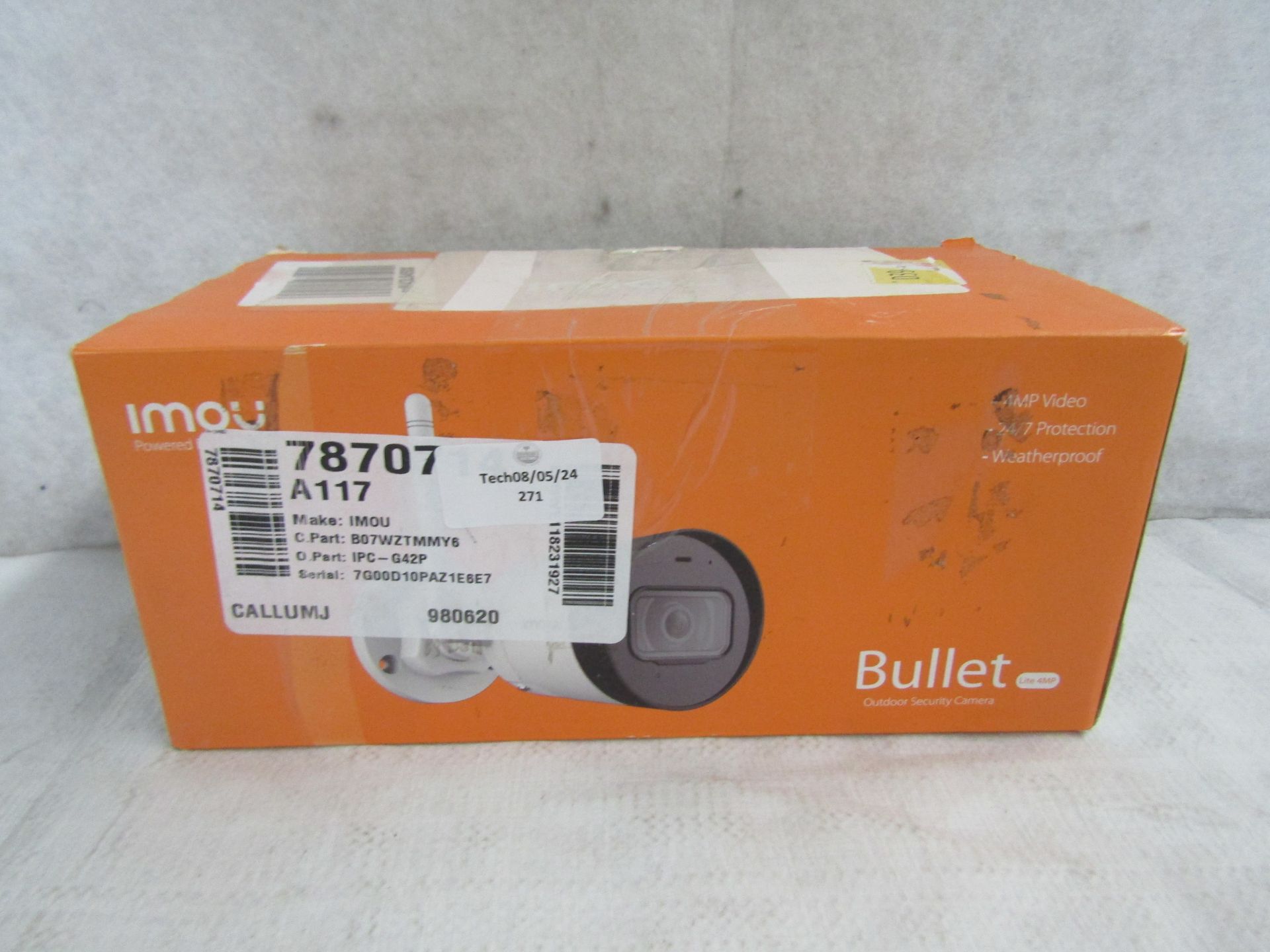Imou Bullet Outdoor Security Camera, Unchecked & Boxed. RRP £29