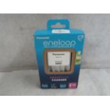 Panasonic Eneloop Smart Plus Rechargable AA Batteries & Charger - Unchecked & Boxed.
