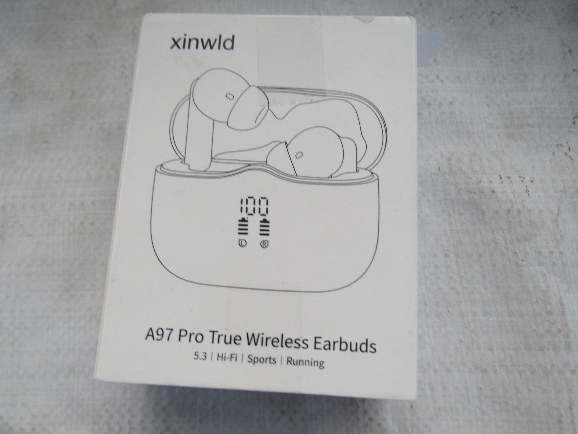 Xinwld A97 Pro True Wireless Earbuds With Charging Case - Unchecked & Boxed.