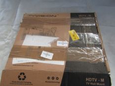 Inivision HDTV Wall Mount 24-43" Screens, Unchecked & Boxed.