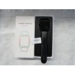 DO Sports Black Smart Watch With Black Straps - Unchecked & Boxed.