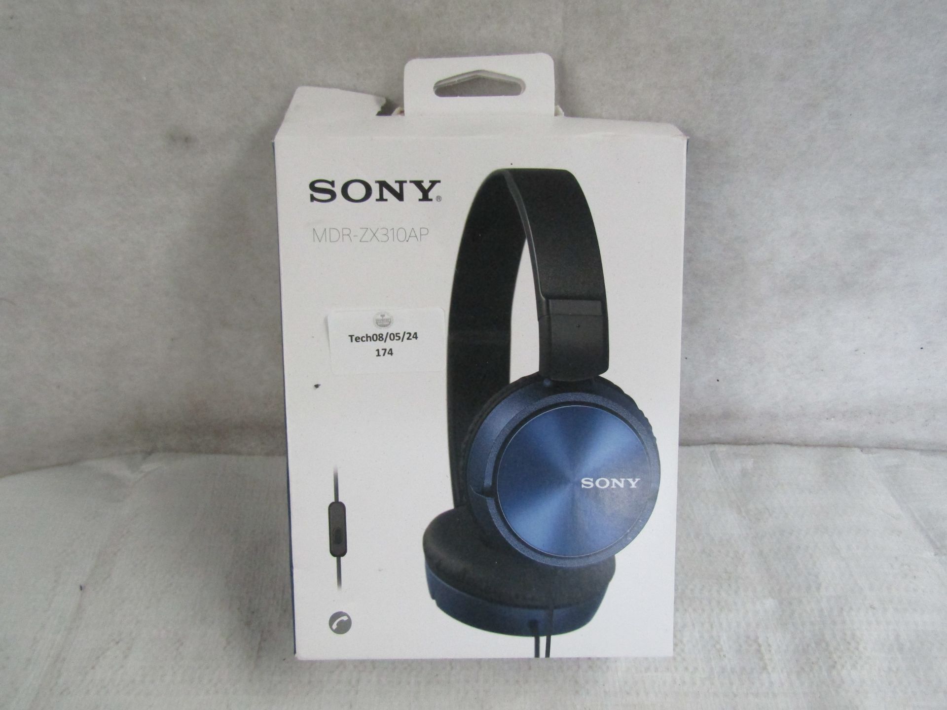 Sony Wired Overhead Headphones, MDR-ZX310AP - Unchecked & Boxed.