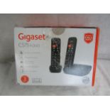 Gigaset C575 A Duo Telephones, Unchecked & Boxed. RRP £29