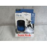 Sandisc Clip Sports Plus Mp3 Player, Unchecked & Boxed. RRP £38