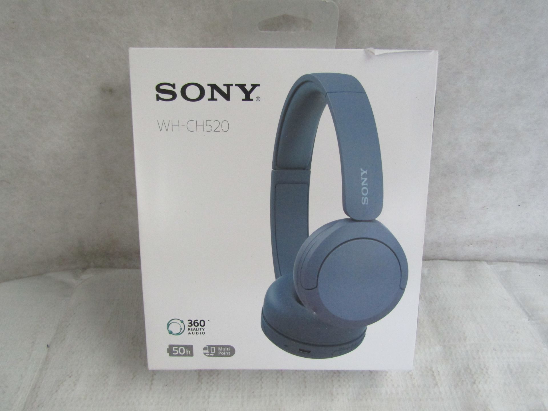 Sony WH-CH520 Wireless Bluetooth Headphones - up to 50 Hours Battery Life with Quick Charge, On-