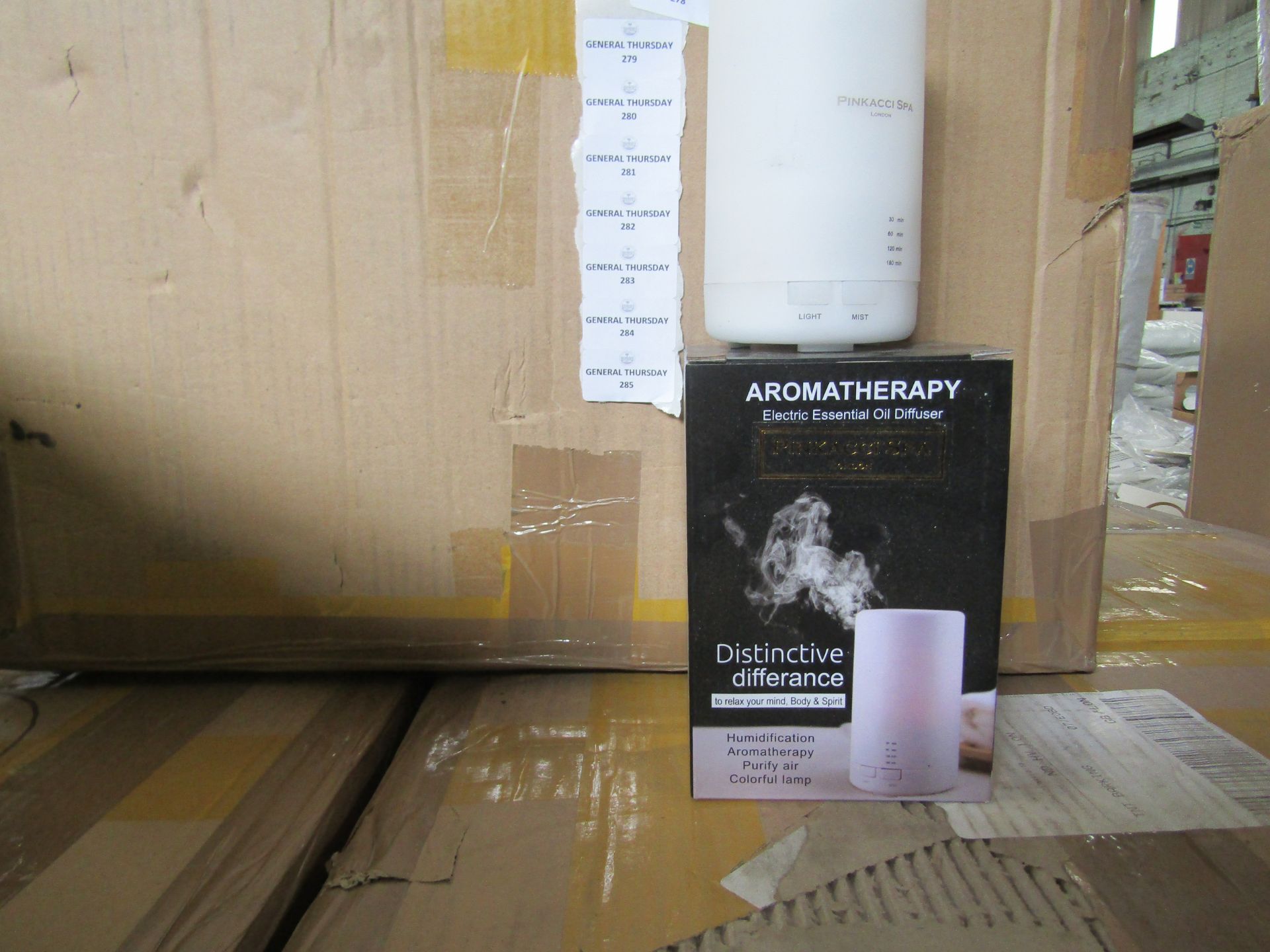 5x Pinkacci Spa - Aromatherapy Oil Diffuser - New & Boxed.