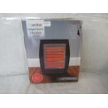 Powatron - Electric Halogen Quartz Heater 800w - Untested & Boxed.