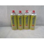4x Gasmaster - Butane Gas Canisters - New & Packaged.