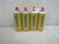 4x Gasmaster - Butane Gas Canisters - New & Packaged.